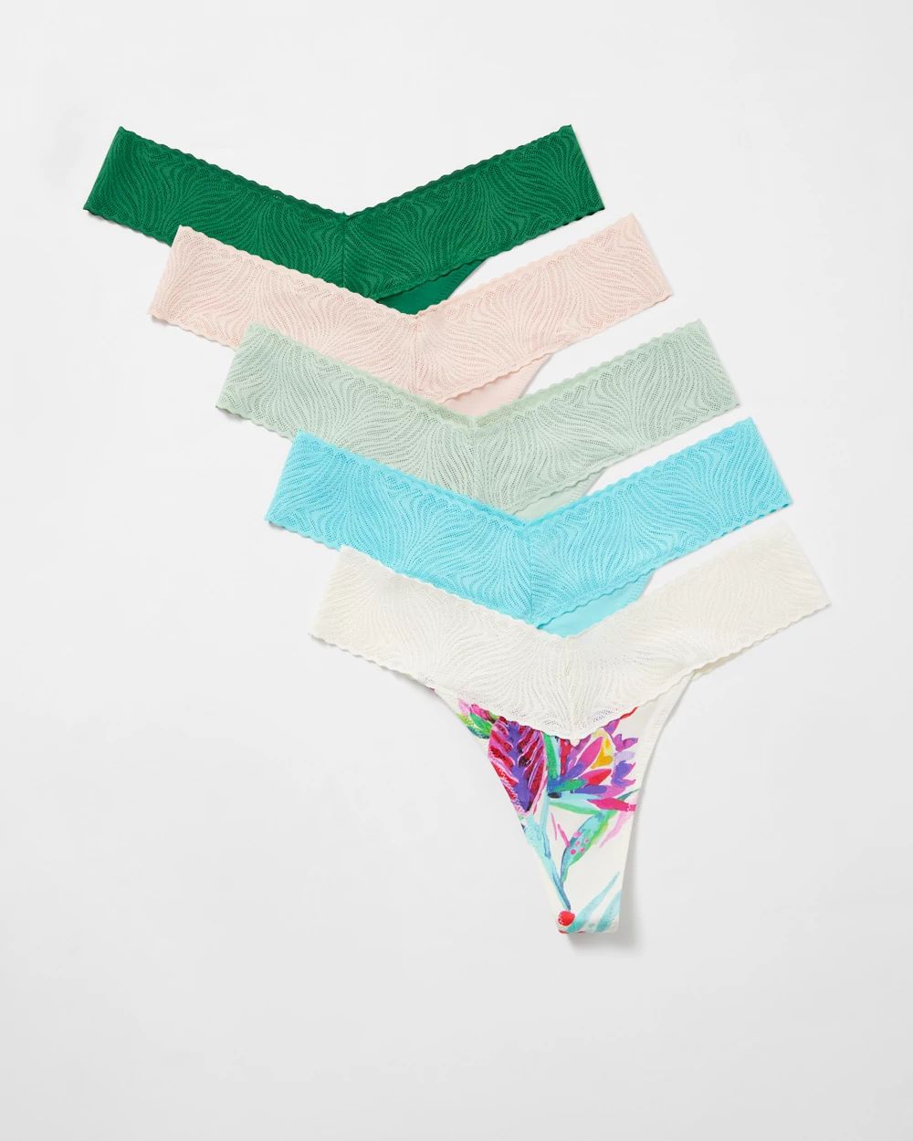 Lace Thong 5 Pack