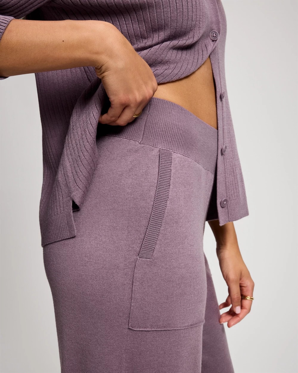Premier Knit Rib Barrel Pants