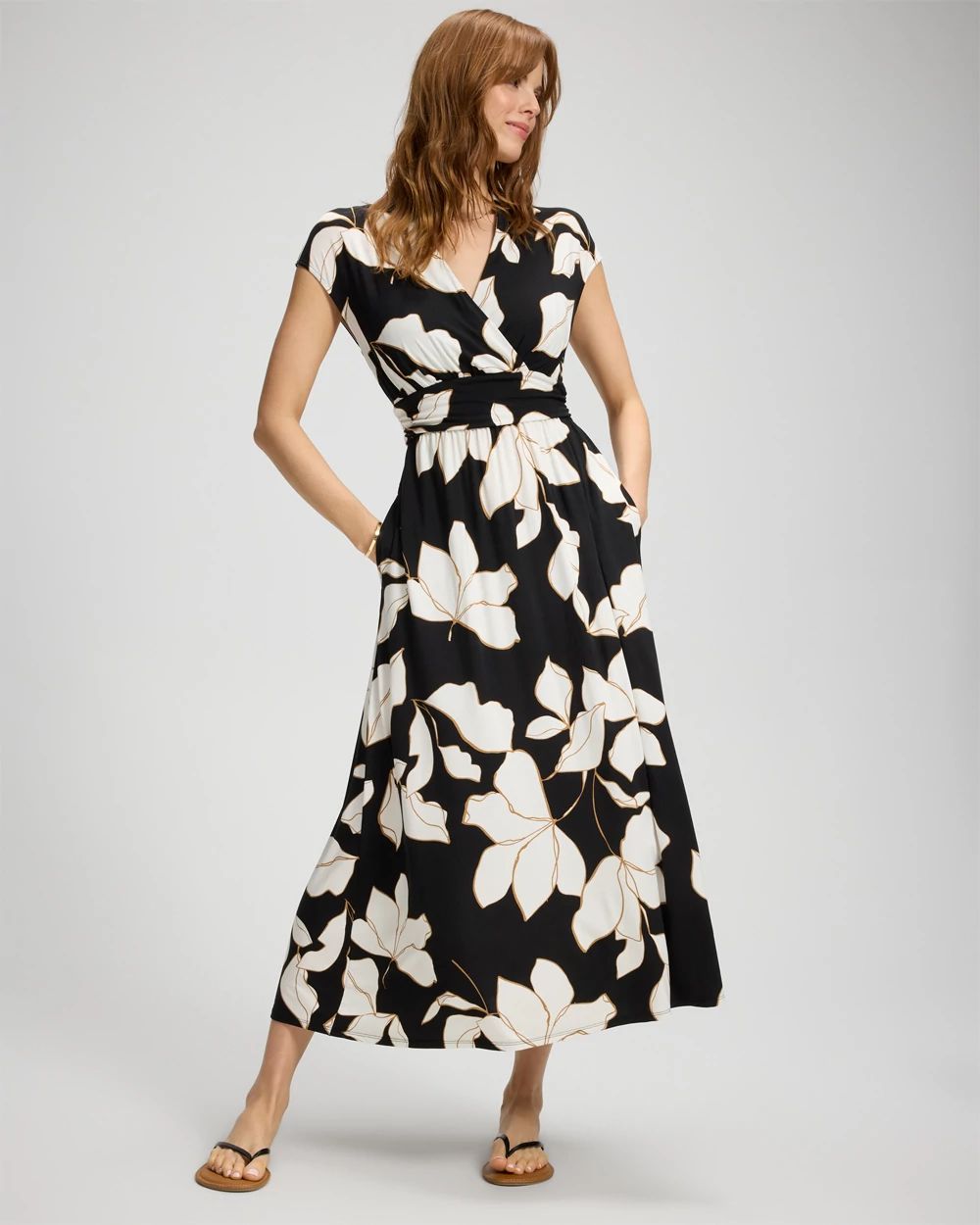 Soft Jersey Serenity Cap Sleeve Maxi Bra Dress