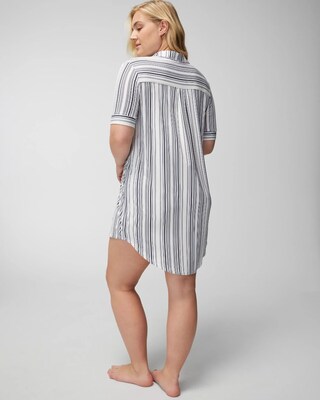 Button-Front Sleepshirt