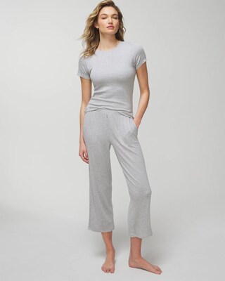 Cropped Pajama Pants