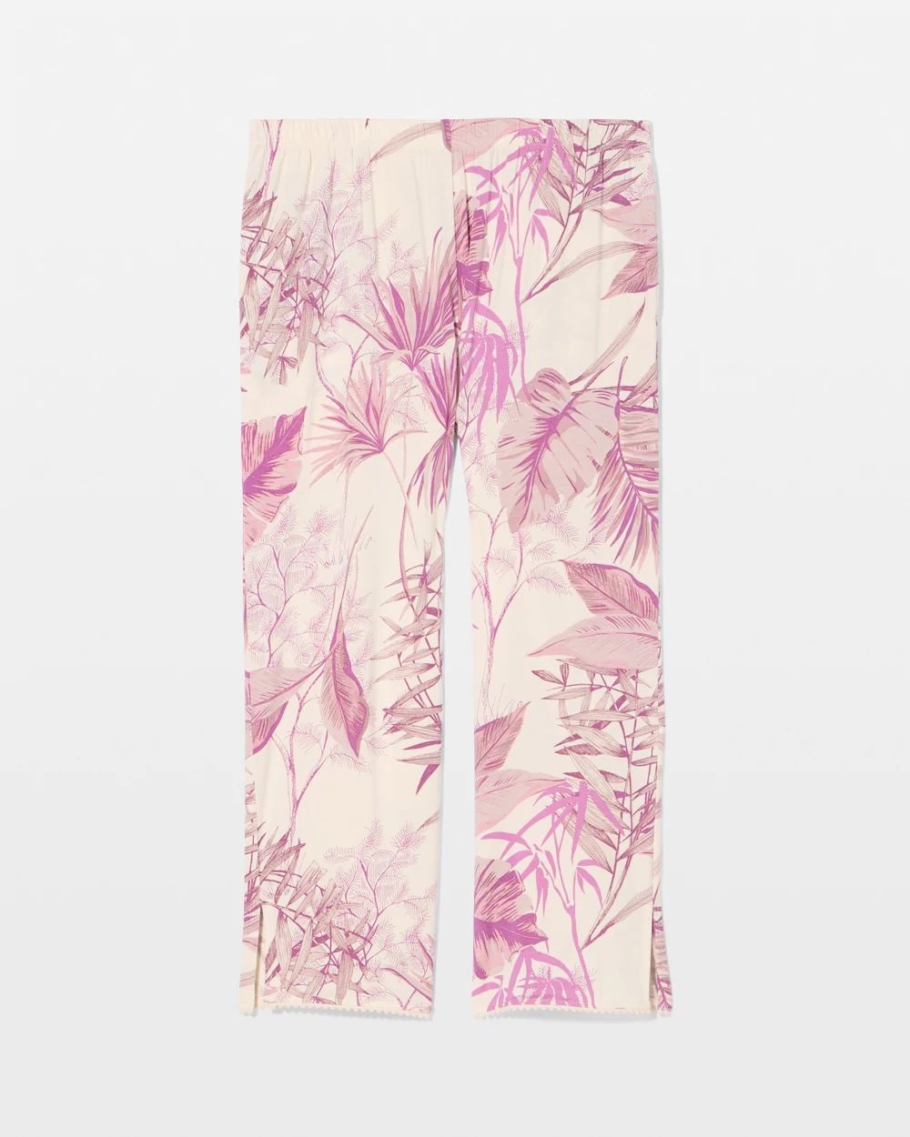 Cool Nights Relaxed Pom Trim Crop Pajama Pants
