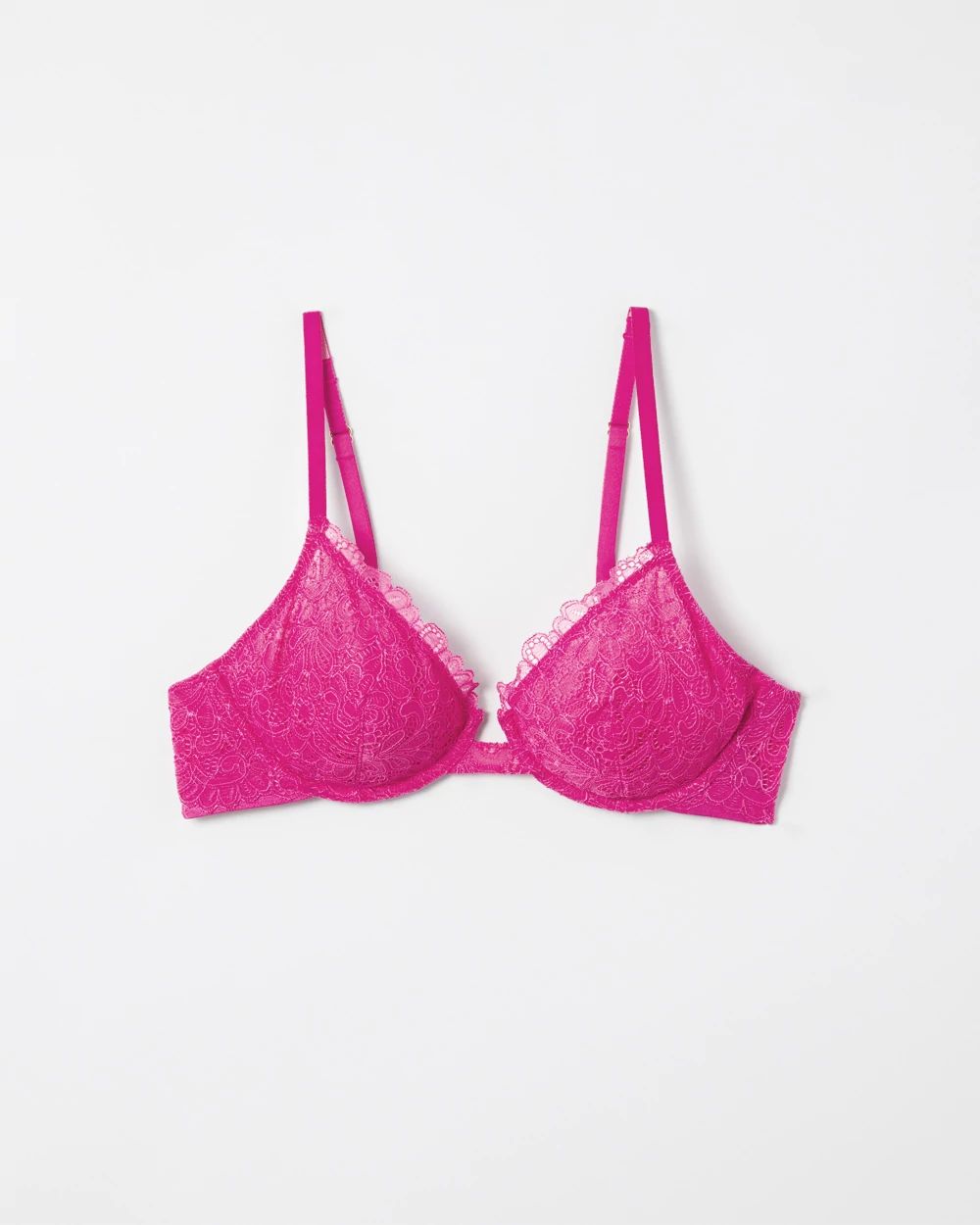 Soma Plunge Unlined Bra with Lace