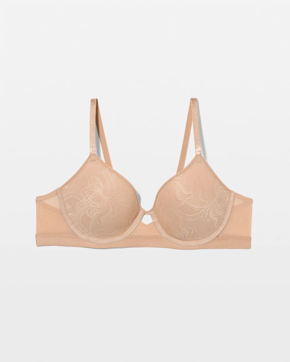 Lightly Lined Smooth Lace Perfect Coverage Bra click to view larger image.
