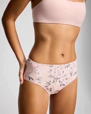 Modern Brief Panty with Lace