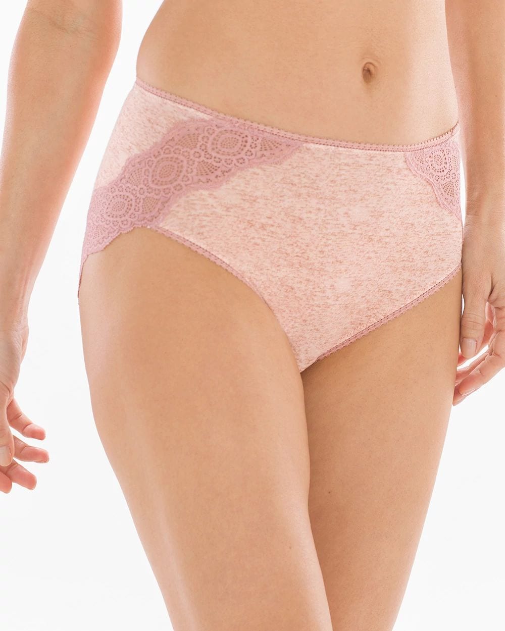 Geo Lace Geo High Leg Brief