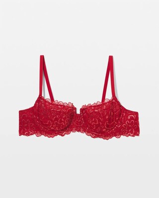 Soma Unlined Lace Balconette Bra click to view larger image.