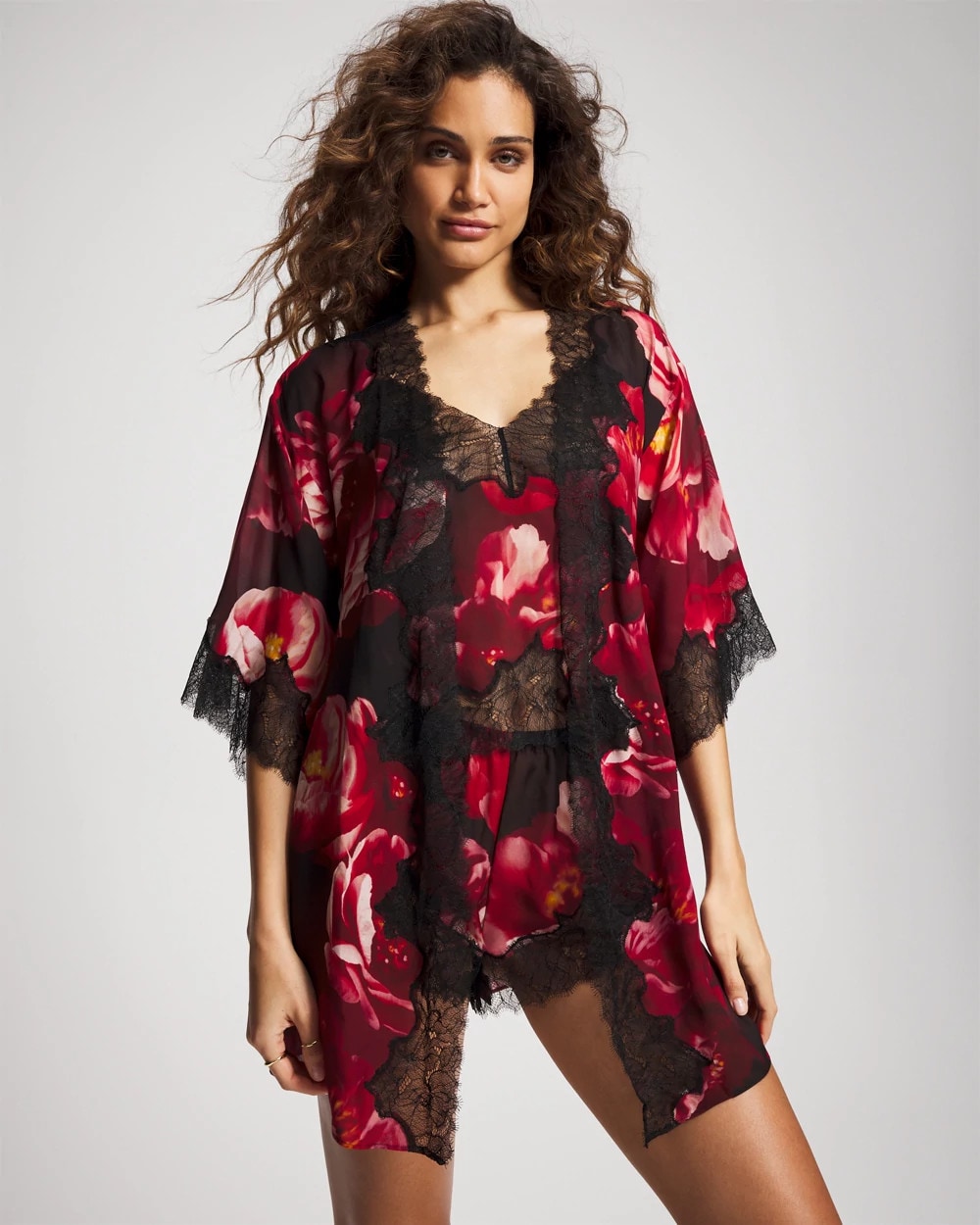 Silk Chiffon Robe