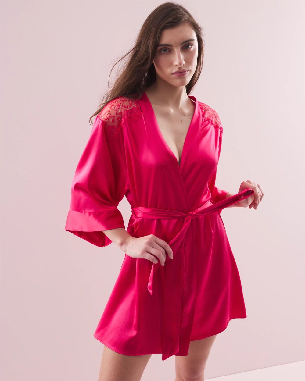 Soma's Sexiest Silk Short Robe