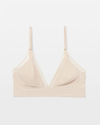 Geo Lace Trim Bralette click to view larger image.