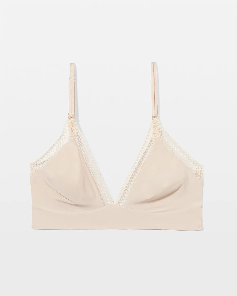 Geo Lace Trim Bralette