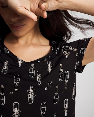 Short Sleeve Sleepshirt click to view larger image.
