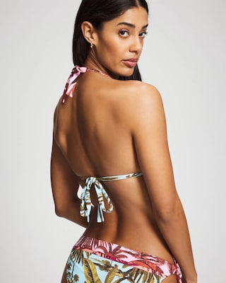 White Lotus Triangle Bikini Top click to view larger image.