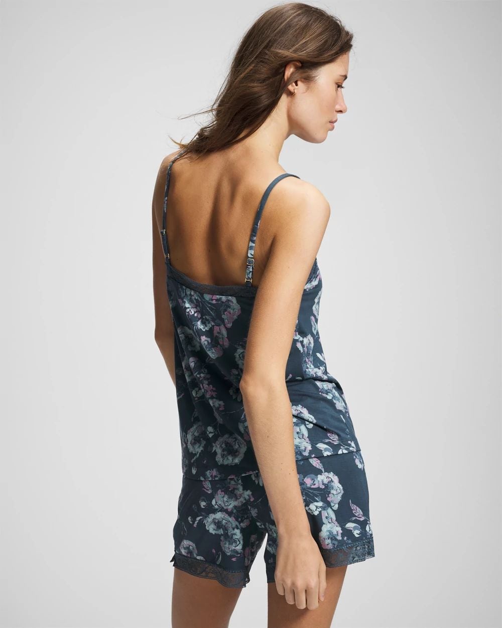 Lace Trim Pajama Cami click to view larger image.