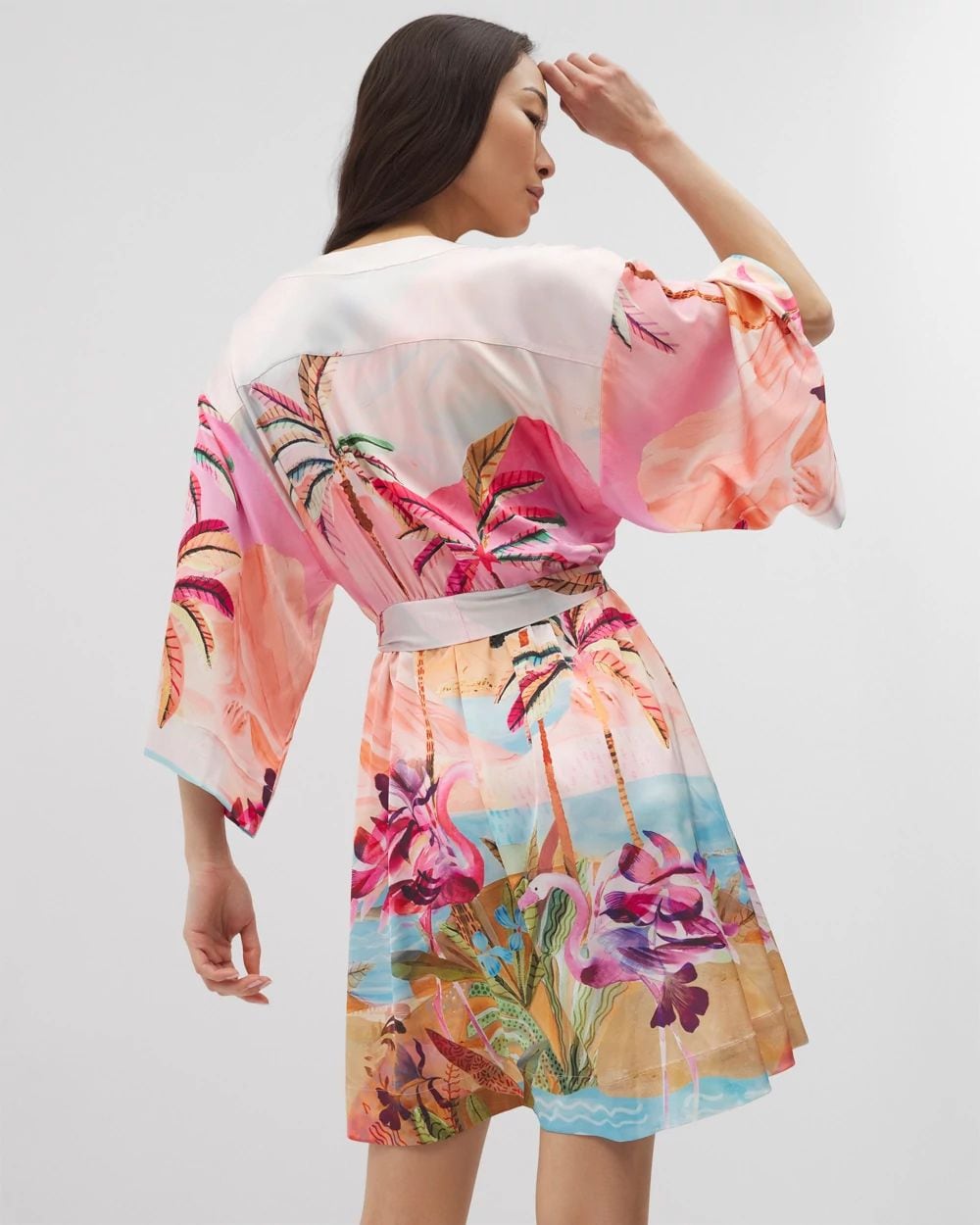 Satin Kimono Robe