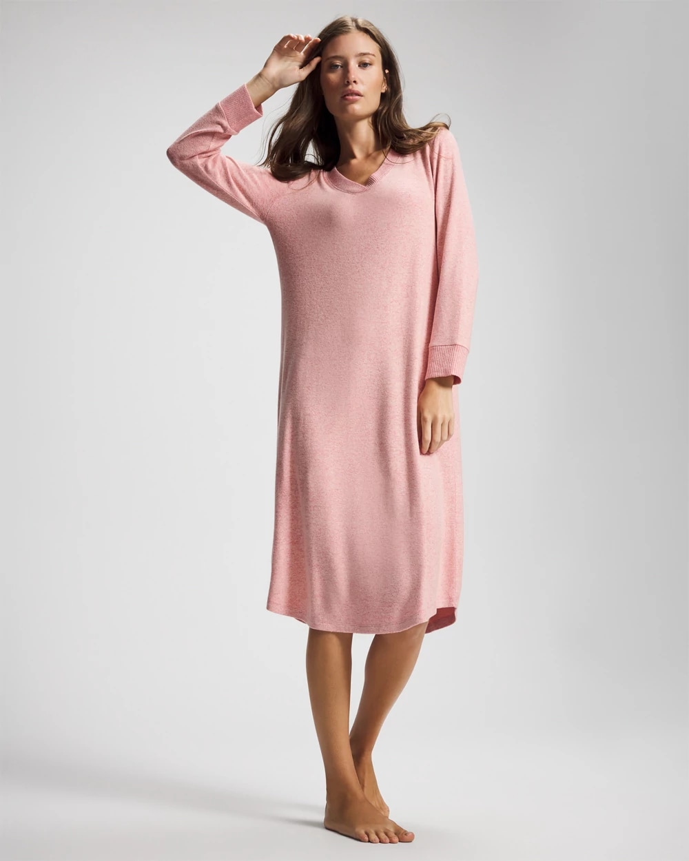 Long Sleeve Midi Sleepshirt | Soma Long Sleeve Midi Sleepshirt | Soma