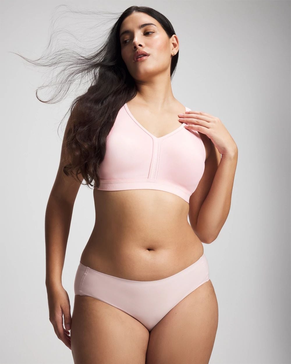 Wireless Unlined Full Coverage Bra click to view larger image.