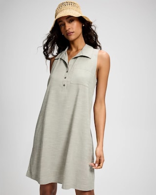 Beach Cotton Short Dress click to view larger image.