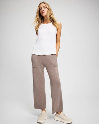 Premier Knit Sweater Wide Leg Pant