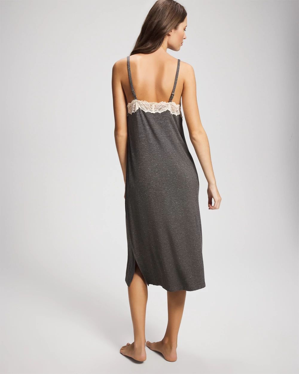 Cool Nights Lace Trim Chemise