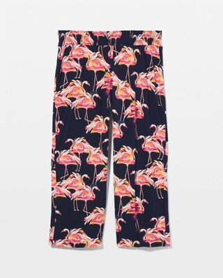 Cropped Pajama Pants click to view larger image.