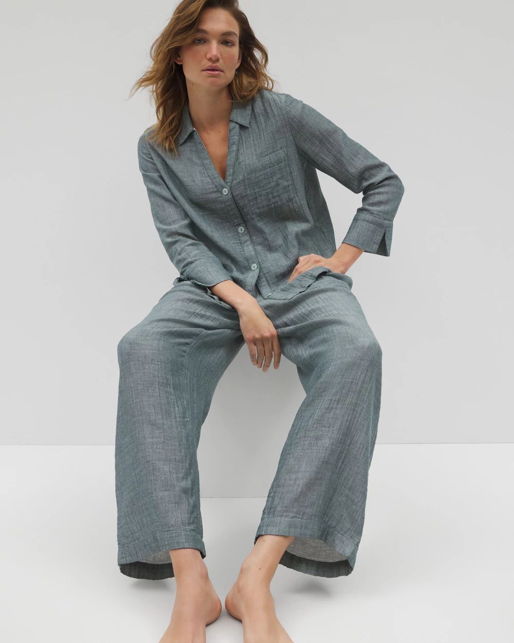Cotton Gauze Pajama Pant