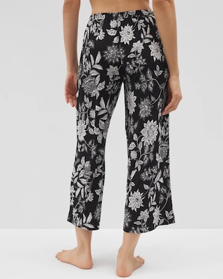 Cropped Pajama Pants click to view larger image.