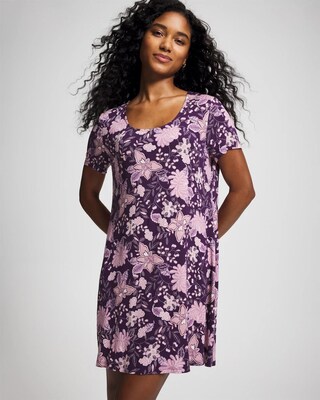 Short Sleeve Scoop Neck Sleepshirt