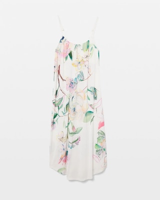 Tie-Front Midi Chemise