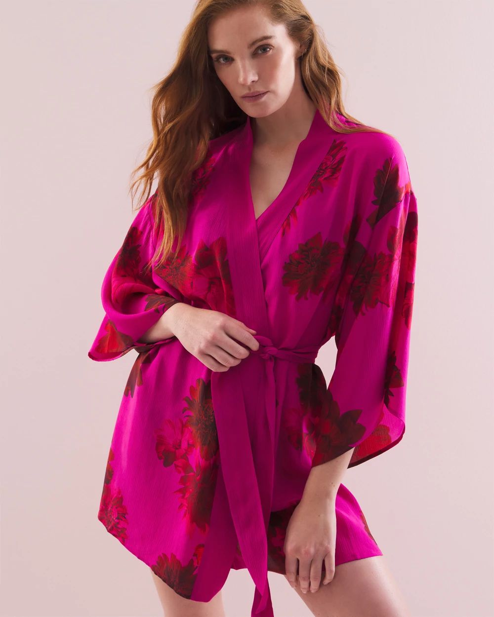 Soma's Sexiest Silk Chiffon Short Robe