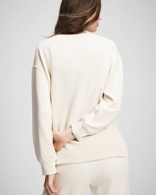 Modern Modal Crewneck Sweatshirt click to view larger image.