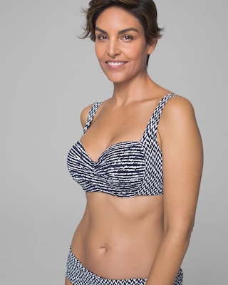 Sea Stream Twist Swim Bikini Top