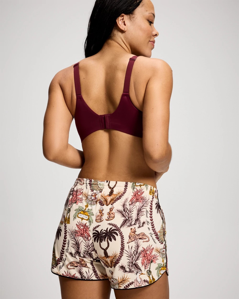 Printed Pajama Shorts