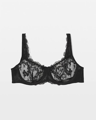Sensuous Embroidery Balconette Bra click to view larger image.
