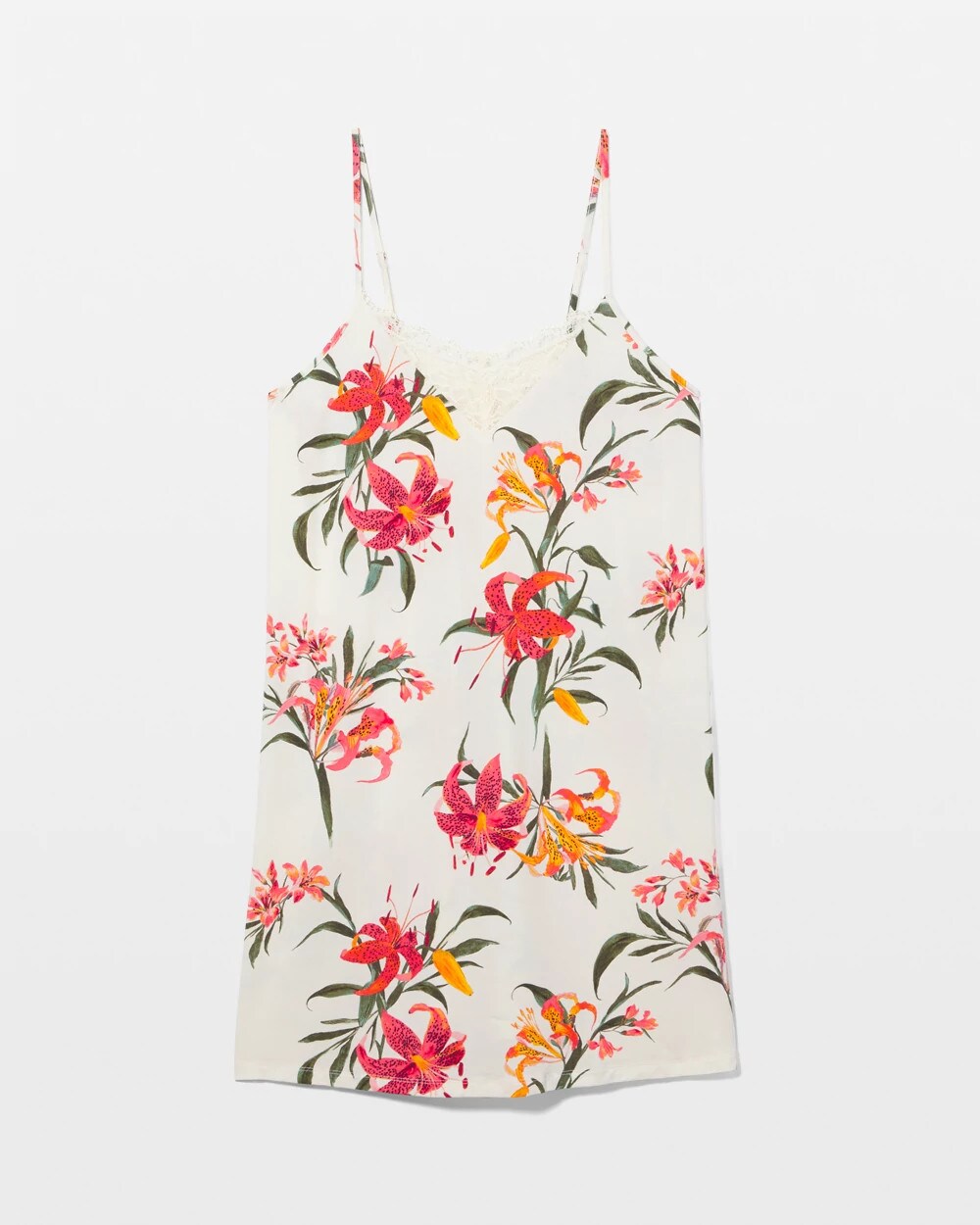 Lace Trim Chemise