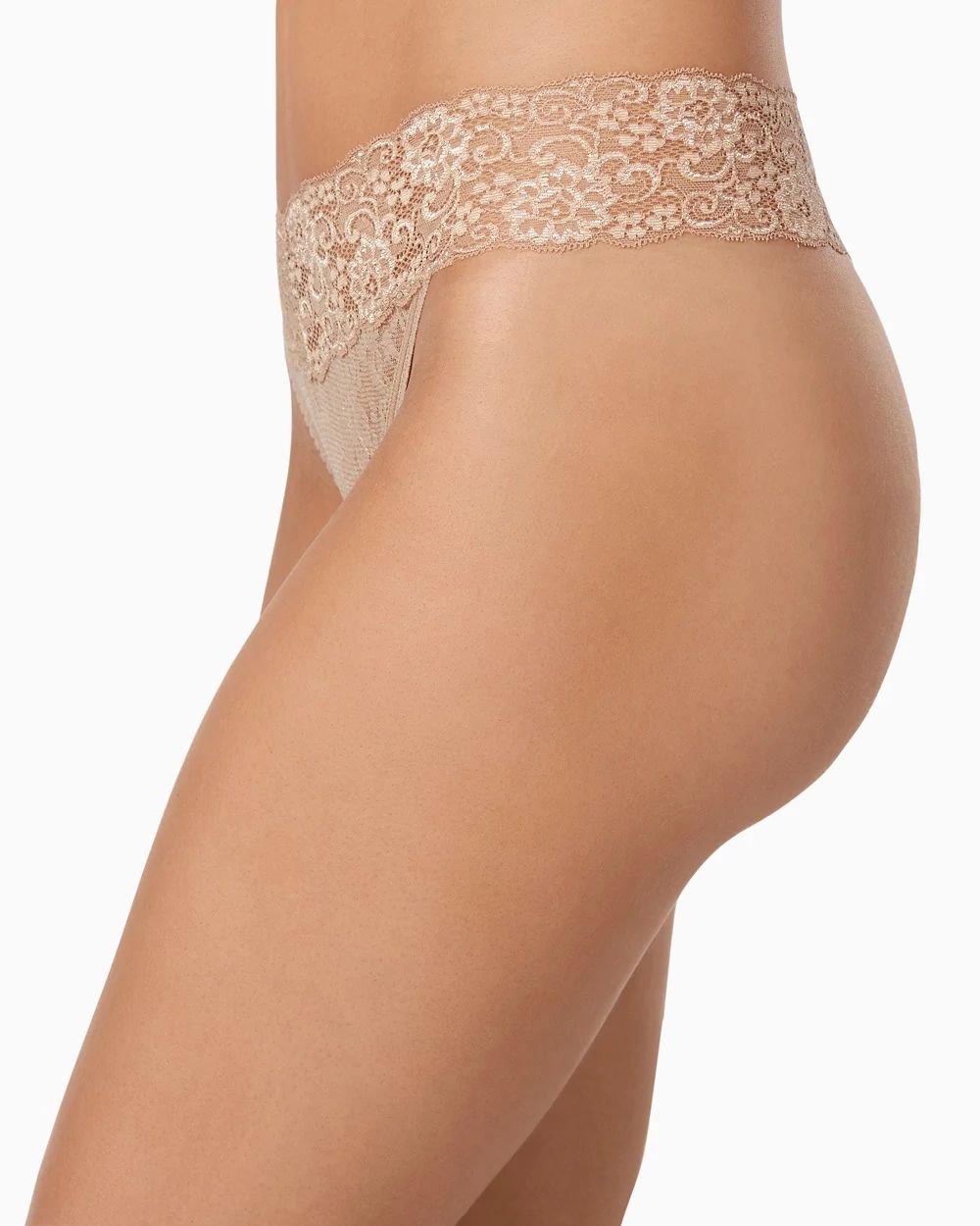 Allover Lace Thong