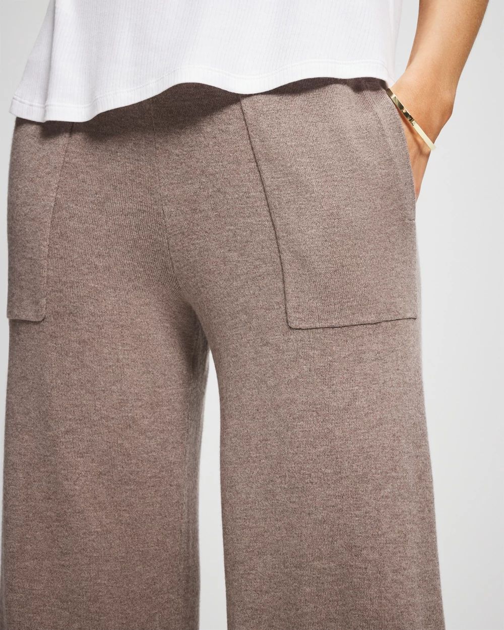Premier Knit Sweater Wide Leg Pant