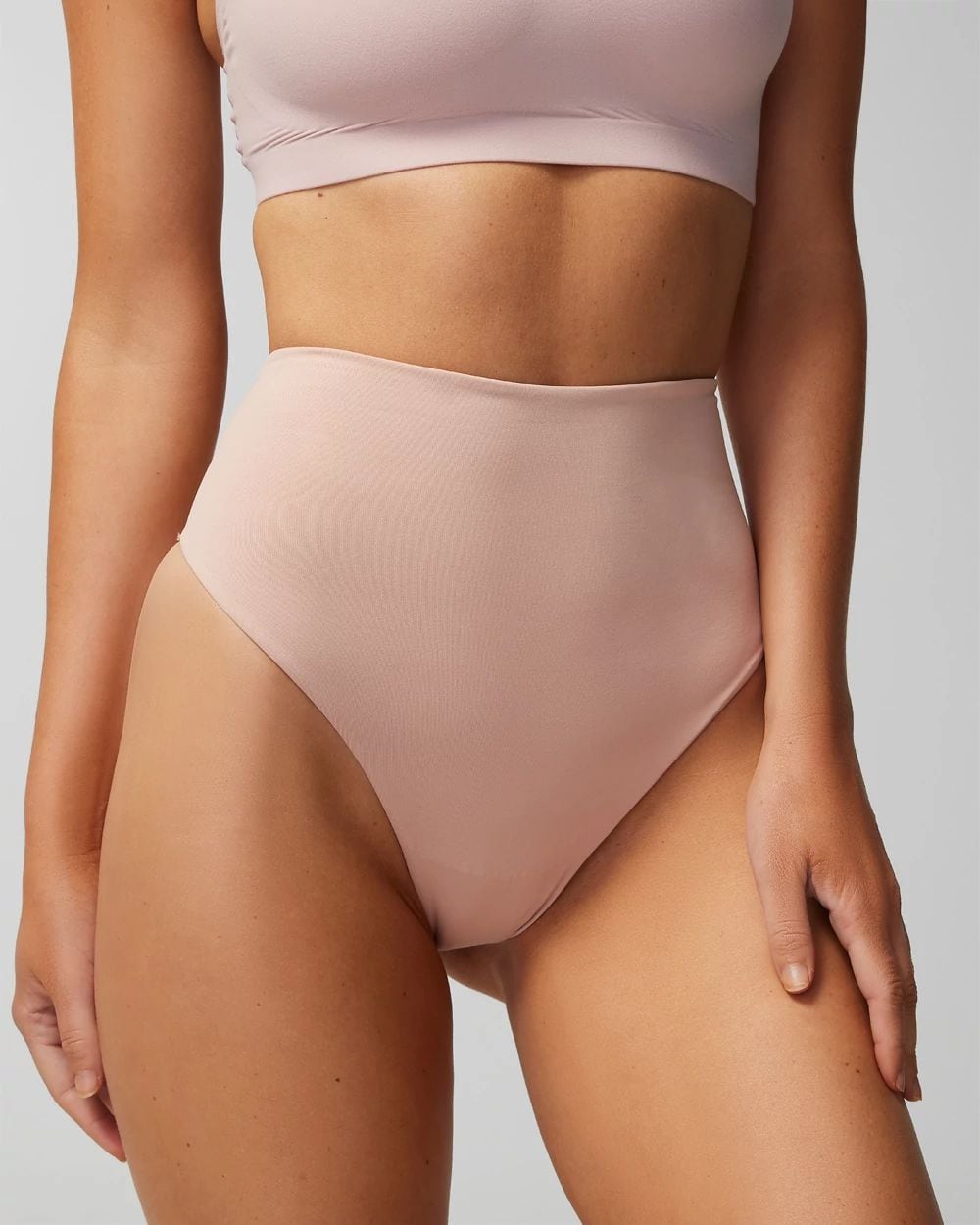 Vanishing Tummy High-Waist Thong Panty