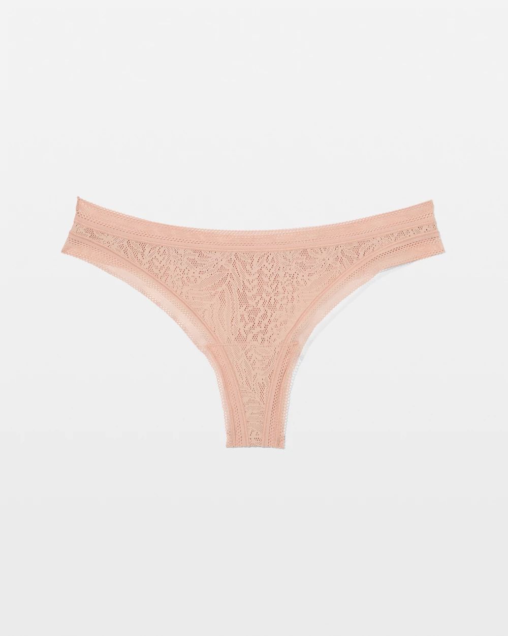 Soma Thong Panty with Stretch Lace click to view larger image.