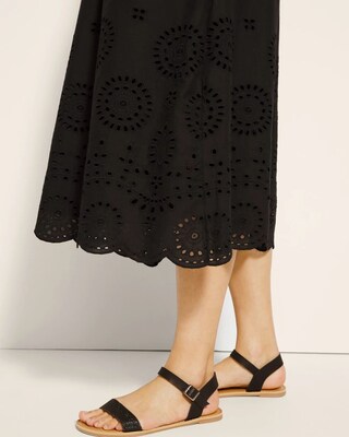 Eyelet Midi Bra Dress