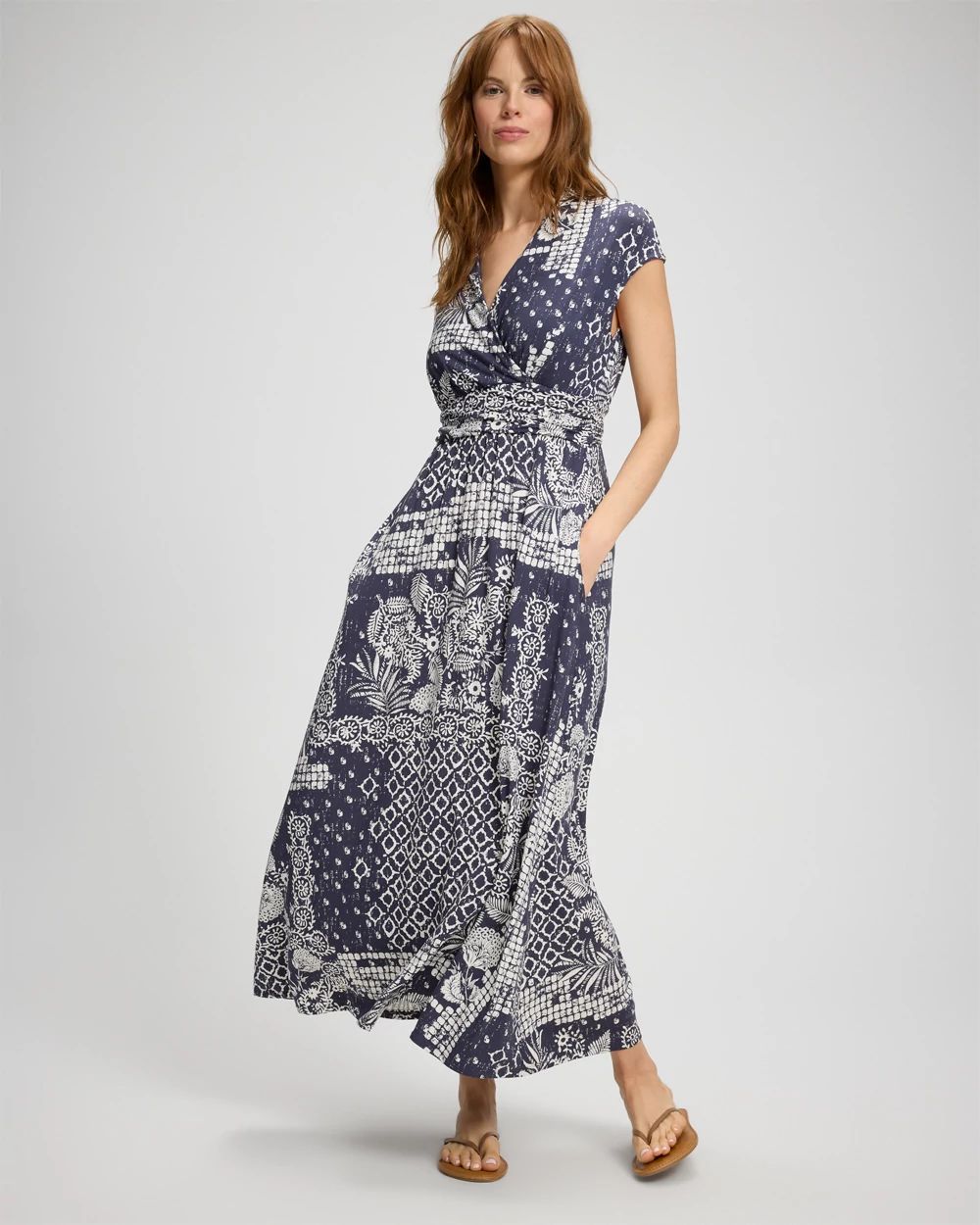 Soft Jersey Serenity Cap Sleeve Maxi Bra Dress