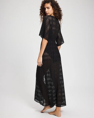 Sunkissed Crochet Open-Front Caftan click to view larger image.