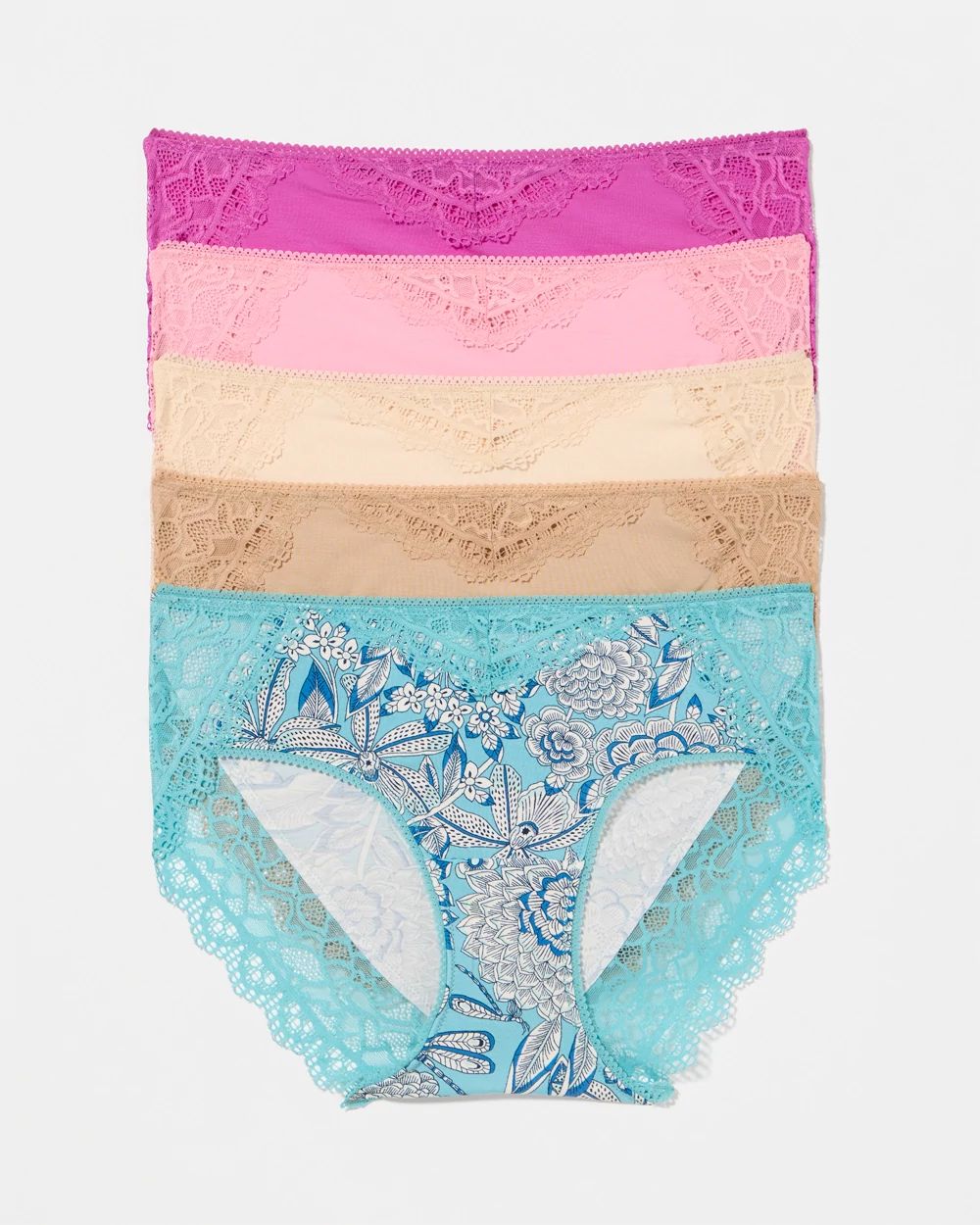 Embraceable Lace Hipster 5 Pack