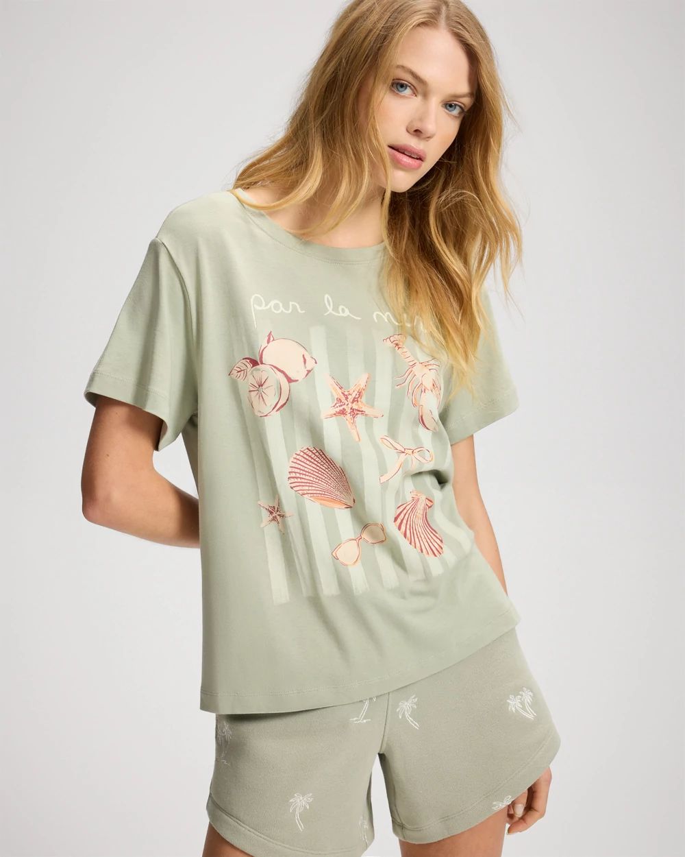 Cotton Relaxed Vacation Tee