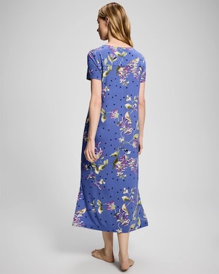 Short Sleeve Long Sleepshirt click to view larger image.