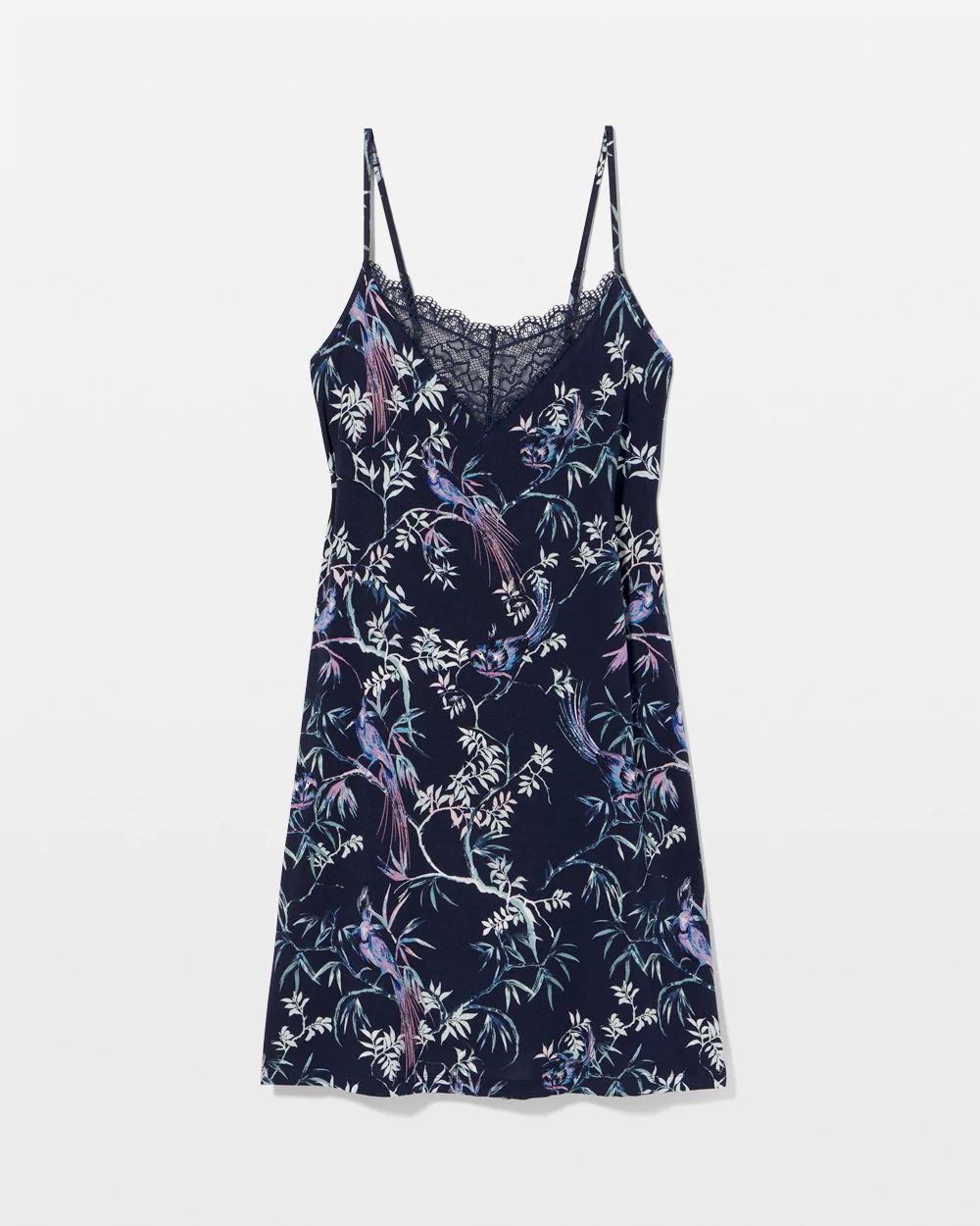 Cool Nights Lace Trim Chemise