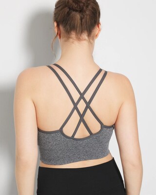 Longline Bra with Strappy Back click to view larger image.