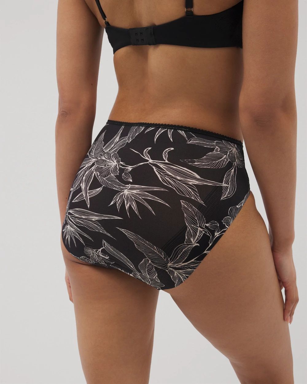 High-Leg Panty with Lace click to view larger image.