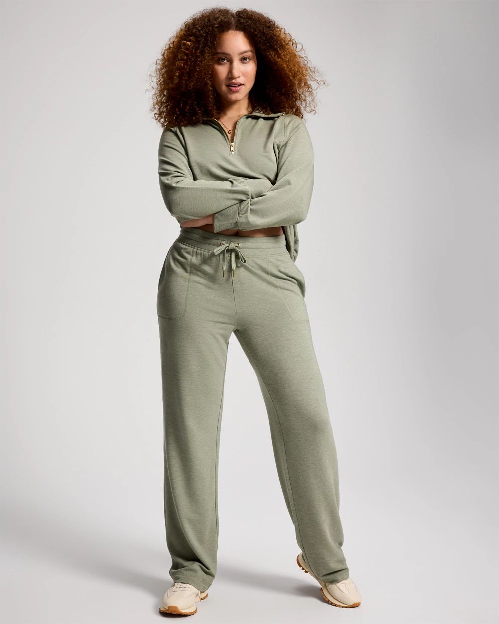 Ultra Soft Fleece Straight Leg Sweatpants