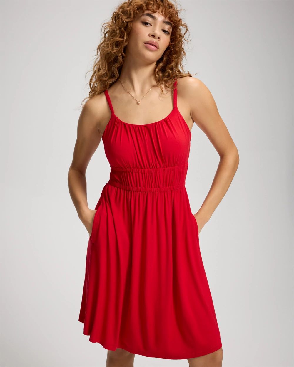 Soft Jersey Paradiso Short Bra Dress